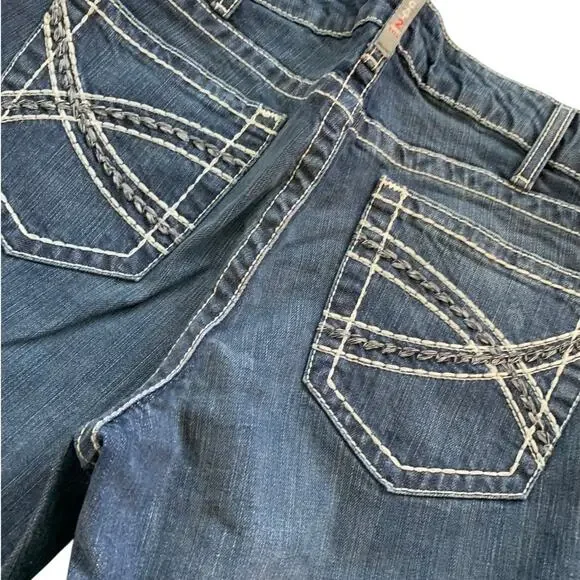 Ariat FR Mid Rise Bootcut Entwined Jeans, size 32 - Picture 11 of 12